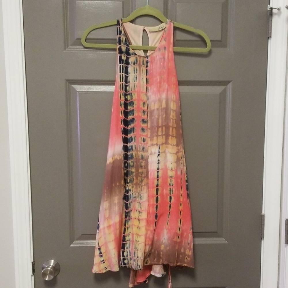 Pink TyeDye Boutique Dress